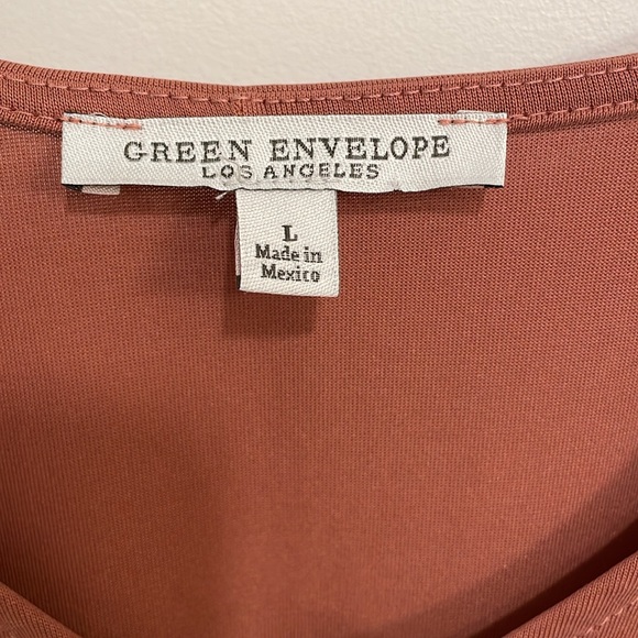 Terracotta modal tied tee - Picture 3 of 6